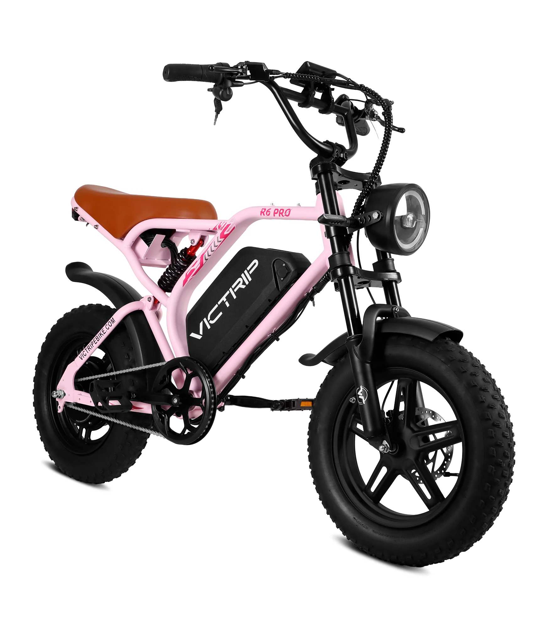 VICTRIP®R6 Pro - 1500W Full Suspension Moped Style EBike - Image 11
